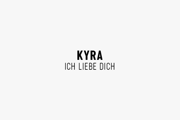 KYRA – Ich Liebe Dich
